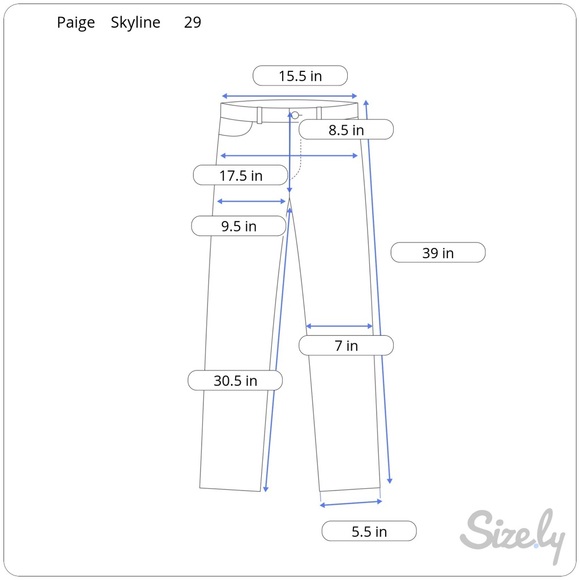 Black “Skyline” Slim Leg Jeans  { Paige } - Picture 8 of 8
